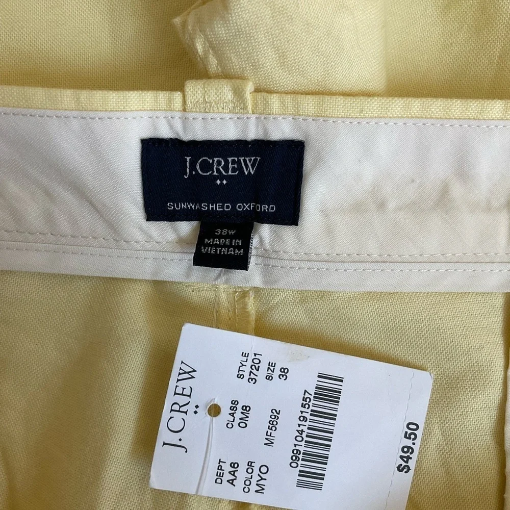 J. Crew Mens 9” Sunwash Oxford Short NWT